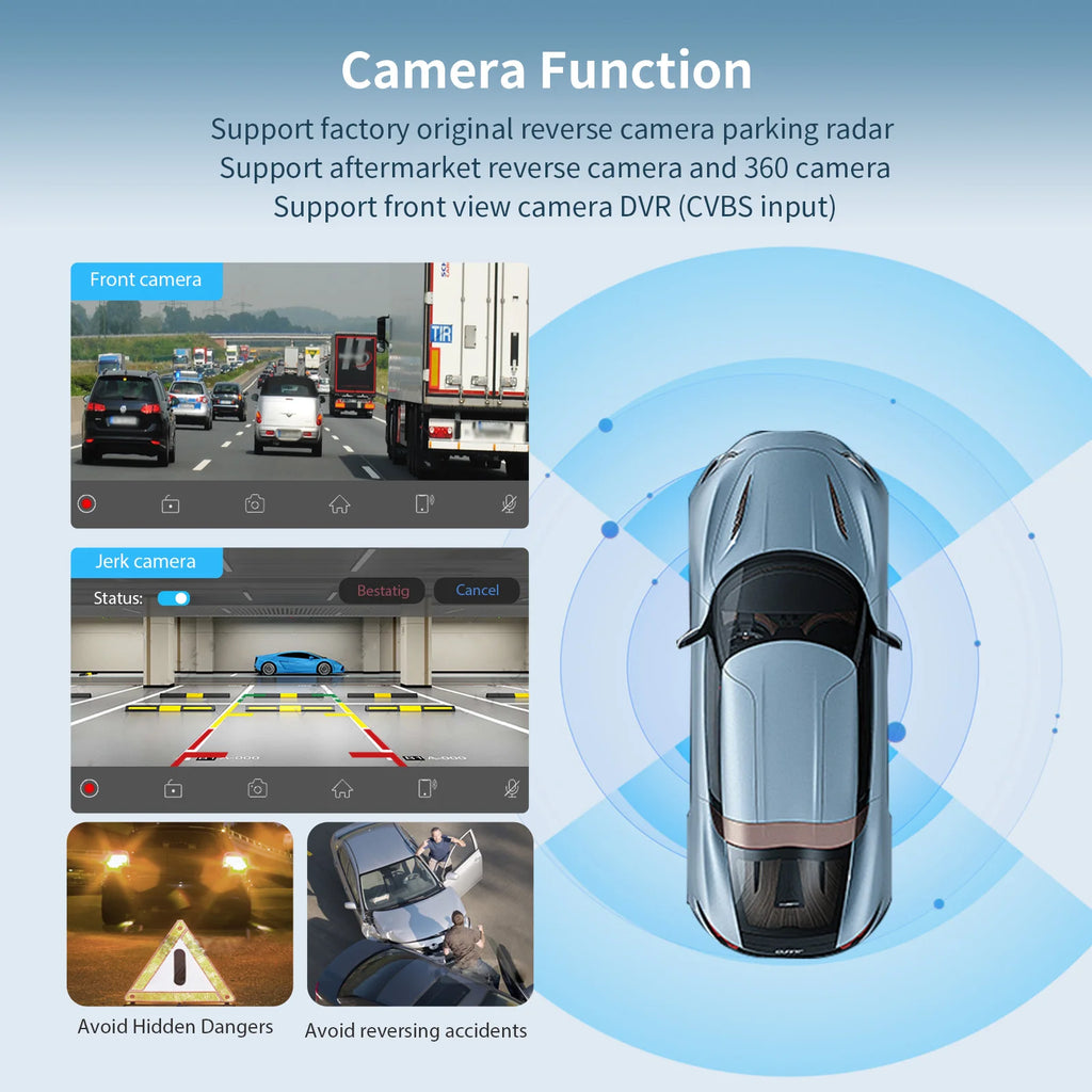 Wireless CarPlay Android Auto 12.3" Screen for Mercedes