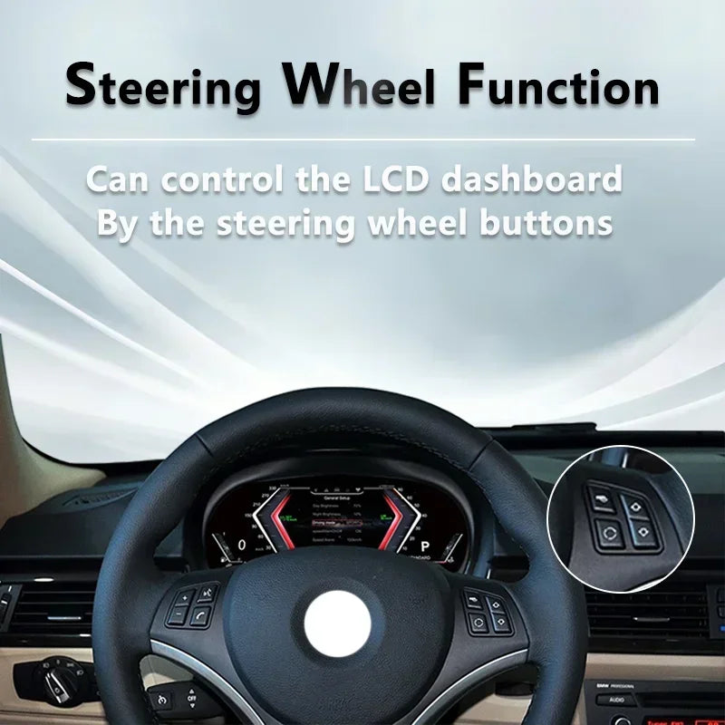 12.3" Digital LCD Instrument Cluster For BMW 3 4 Series