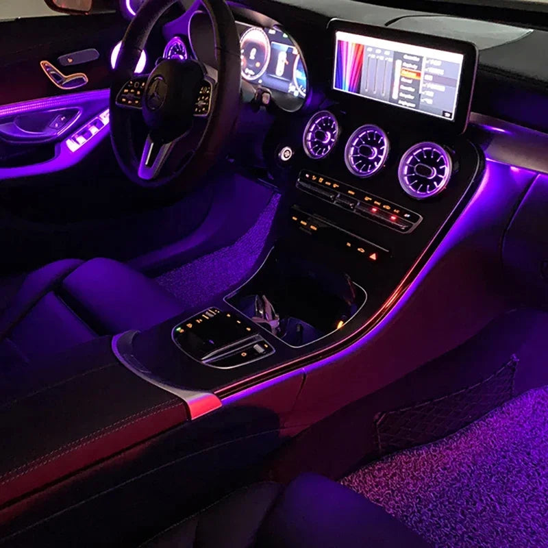 LED Ambient Turbine Air Vents for Mercedes-Benz C GLC