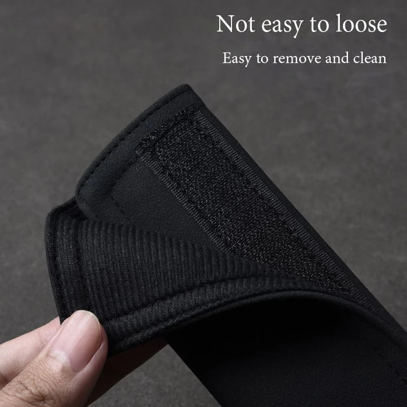 2pcs car seat belt cover shoulder and neck protection pad suede material for Ford Mustang Explorer F150 F250 F350 EcoSport S-MAX