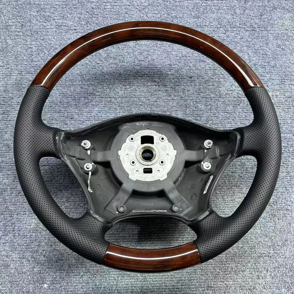 B Color Wood And Leather Steering Wheel For Mercedes Vito W639