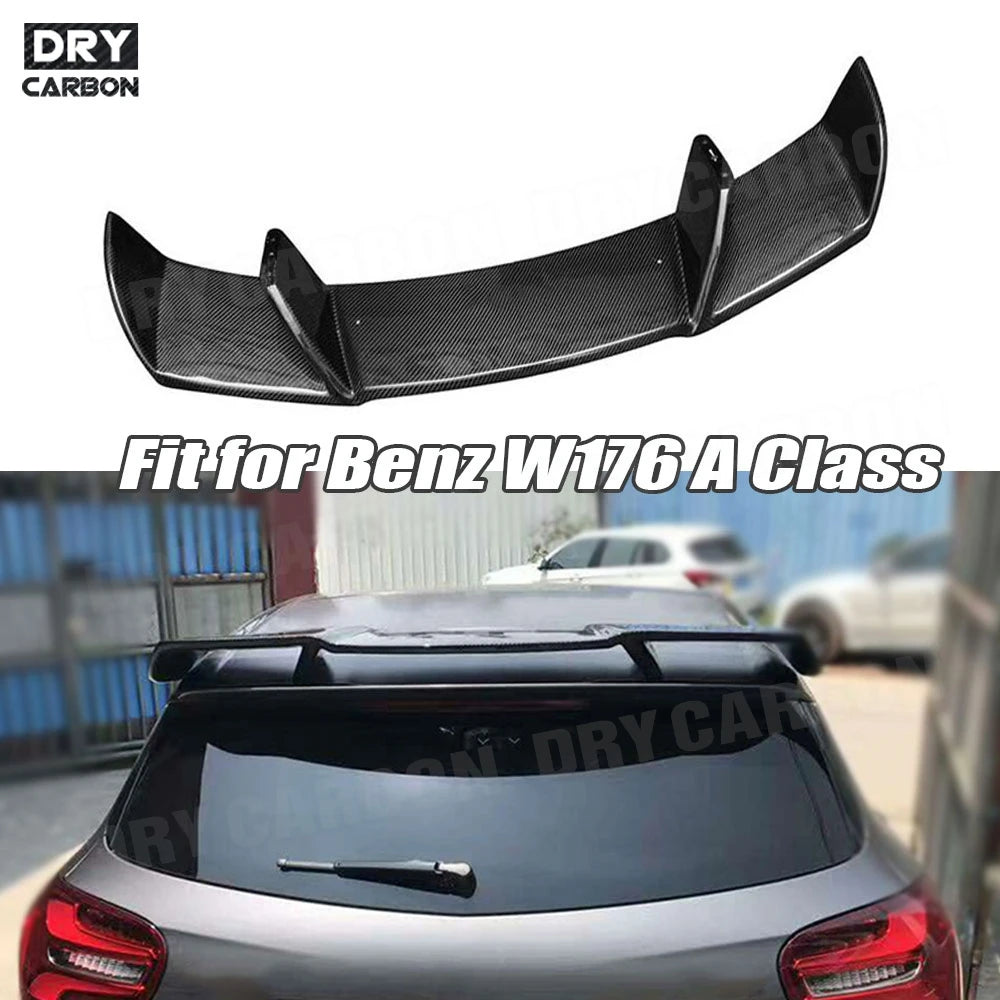 Carbon Fiber Rear Roof Spoiler For Benz W176 A-Class