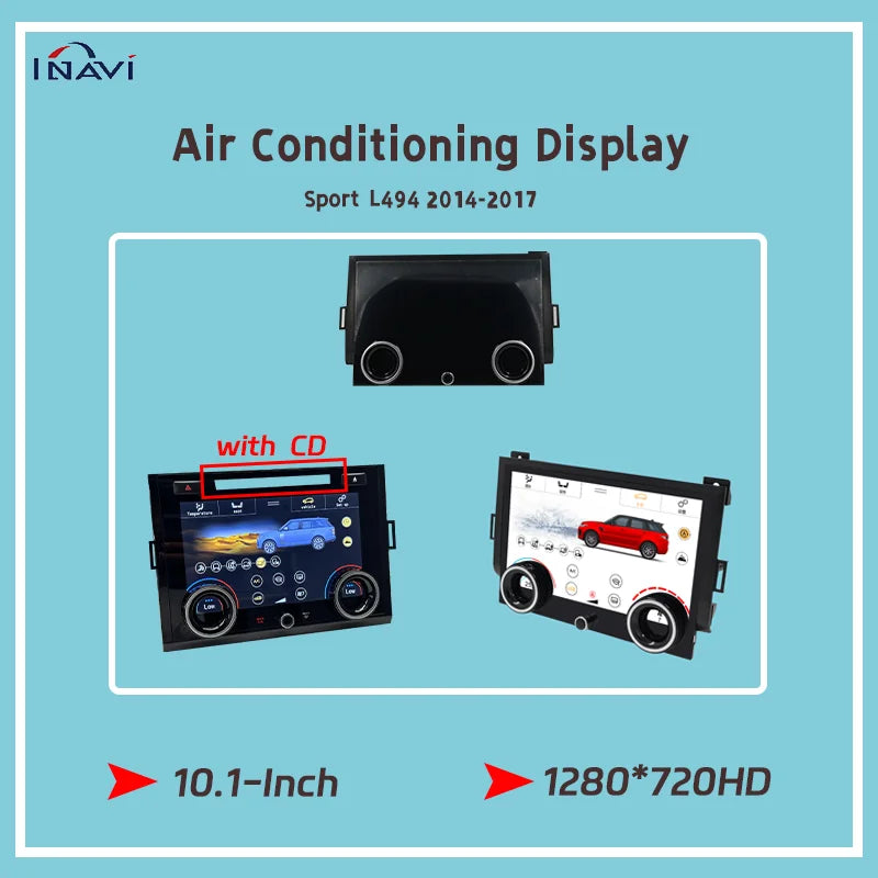 10.1 Inch For Range Rover  Sport  L494 2014-2017 Car Conditioning System Upgrade Climate Control Panel