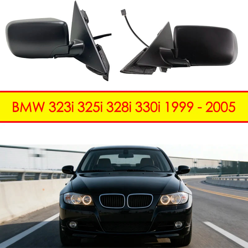 For BMW 323i 325i 328i 330i 1999-2005 7 wire with electric adjustment function heated mirror glass electric folding function