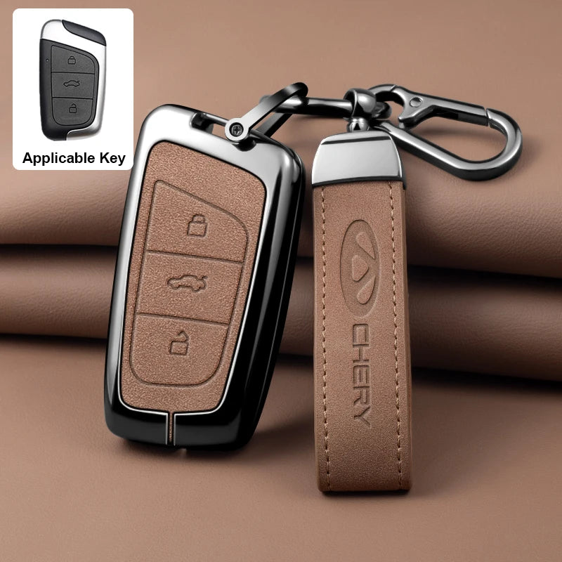 Car Remote Key Case Fob Cover Bag For Chery Tiggo 8 Pro Tiggo 8plus New 5 Plus 7pro Max Omoda 5 C5 Modod Protector Accessories