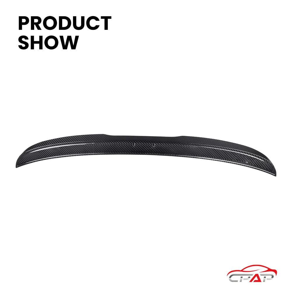 Real Dry Carbon Fiber Rear Trunk Spoiler Boot Wing Car Accessories Roof Tail Fin For BMW 8 Series G15 M8 F92 MP Style 2020-IN