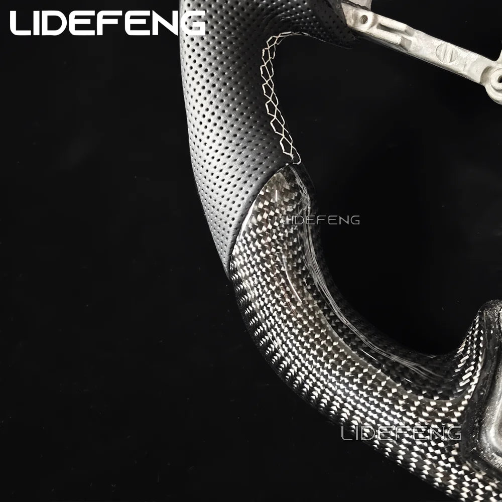 Carbon Fiber LED Steering Wheel For Mustang 2015–2022