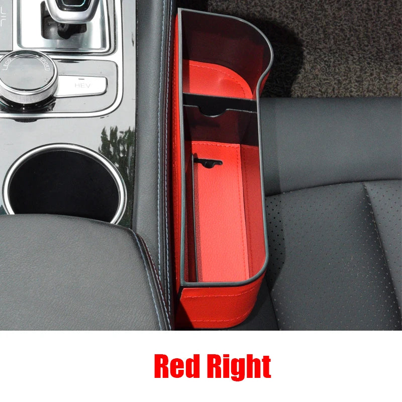 Car Seat Storage Box organizer Universal Car Seat organizer Card Phone Holder Pocket Seat Gap Slit Pocket Catcher Organizer 1Pc