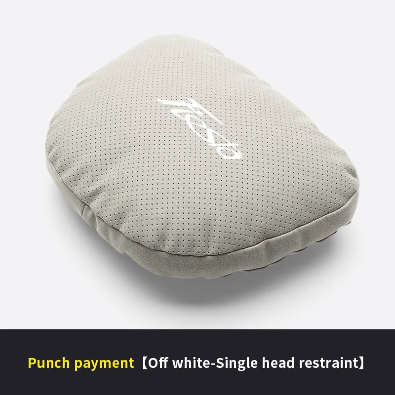 Car Interior 5-Color Selectable Headrest For Ford Fiesta Auto Headrest Neck Support Lumbar Cushion Soft Neck Pillow Accessories