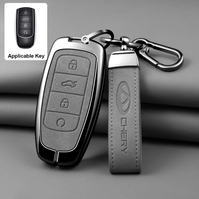 Car Remote Key Case Fob Cover Bag For Chery Tiggo 8 Pro Tiggo 8plus New 5 Plus 7pro Max Omoda 5 C5 Modod Protector Accessories