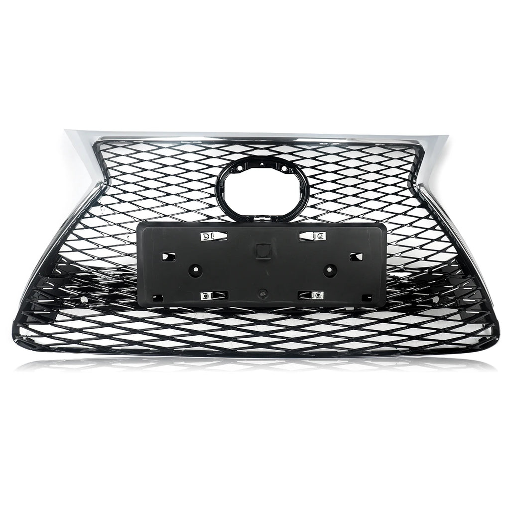 For Lexus NX200T NX300H 2015 2016 2017 F Sport Front Bumper Upper Centre Racing Grille Chrome & Black