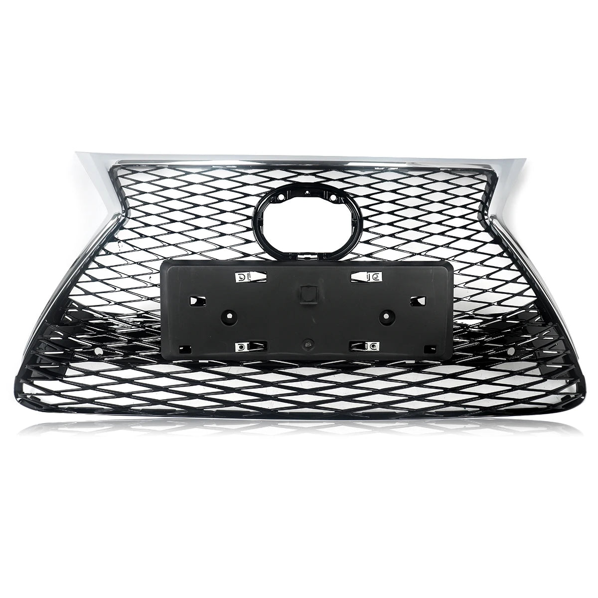 For Lexus NX200T NX300H 2015 2016 2017 F Sport Front Bumper Upper Centre Racing Grille Chrome & Black