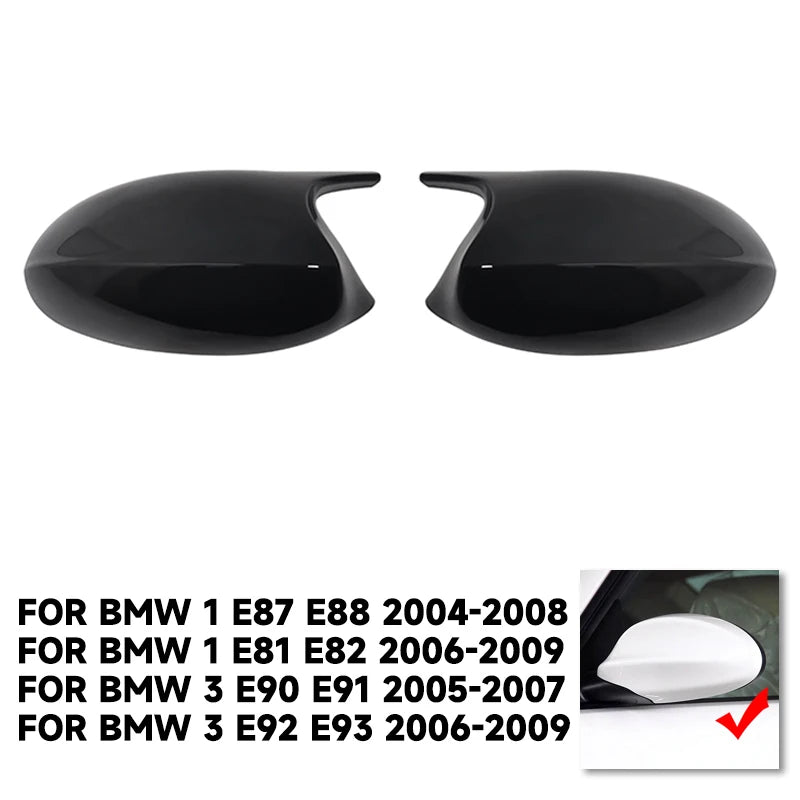 Side Rearview Mirror Cap Wing Mirror Cover Fit For BMW E90 E91 2005-2011 E92 E93 2006-2013 E81 E82 E88 E87 E88 Car Accessories