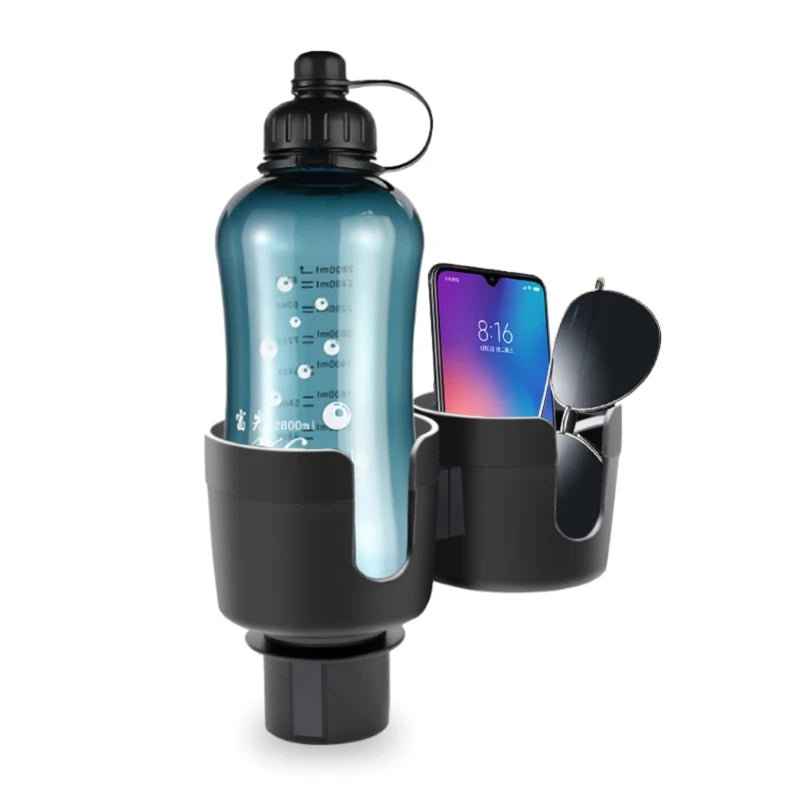 090E 2In1 Vehicle-mounted Non-Slip Cup Holder Car Cup Holder Multifunction DualHouder