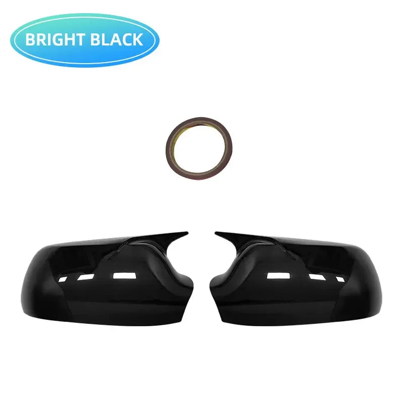 1 pair of car exterior rearview mirror covers for Mazda 2 Demio 2002-2007 for Mazda 3 BK 2003-2009 for Mazda 6 GG 2003-2008