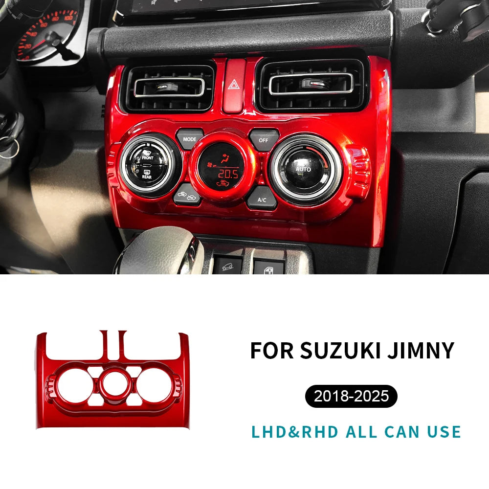 For Suzuki Jimny 2018 2019 2020 2021 2022 2023 2024 2025 Automatic Car Air Conditioning Vent Frame Interior Trim Accessories