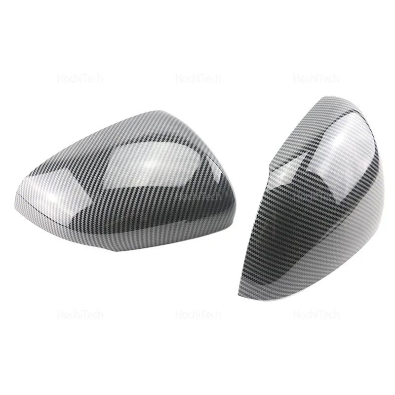 For Mercedes-Benz W177 V177 C118 X118 2018-2023 Black Carbon Fiber Car Rear View Door Wing Side Mirror Cover Caps Shell Case