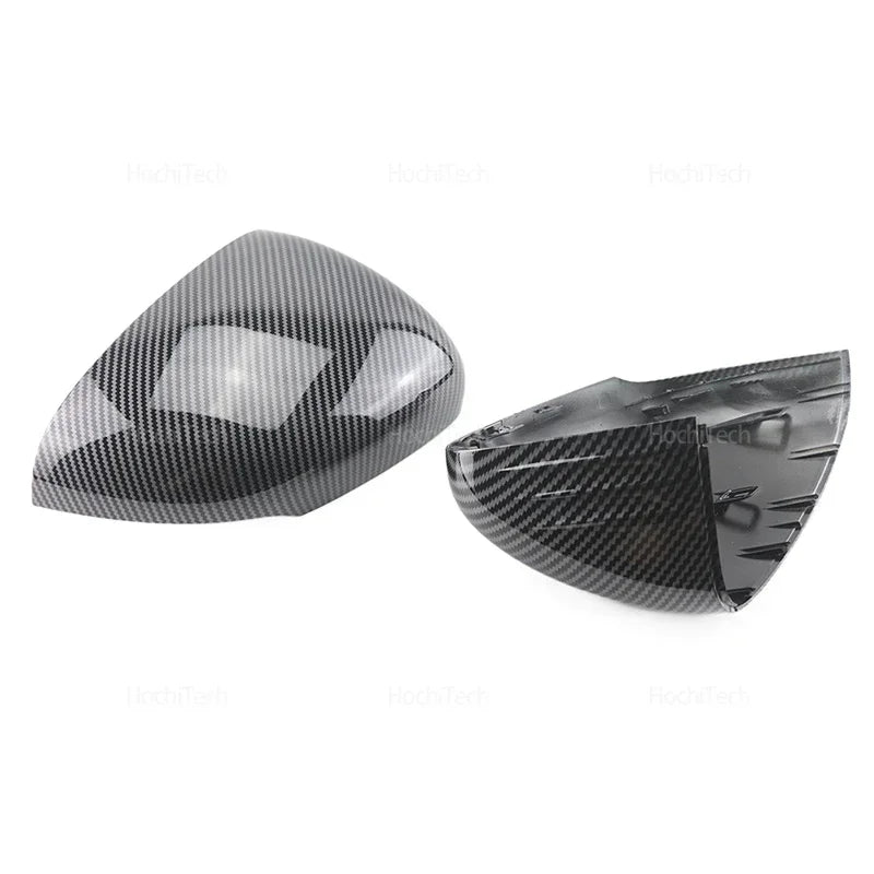 for Mercedes-Benz A Class W177 V177 C118 X118 2018-2023 Carbon Fiber Glossy Black Replacement Rearview Side Mirror Covers Cap