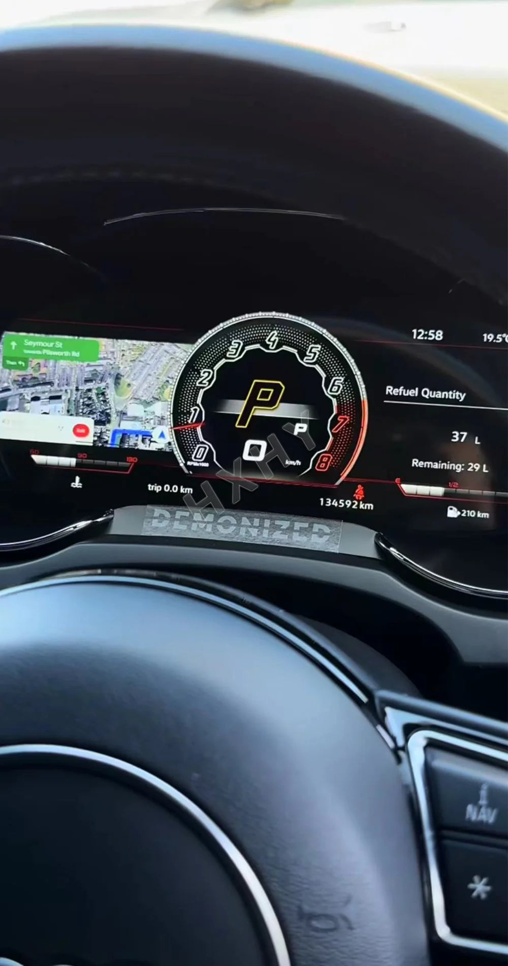 Digital LCD Instrument Cluster For Audi A3 Dashboard