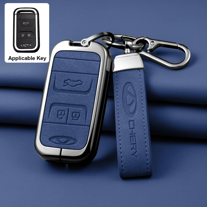 Car Remote Key Case Fob Cover Bag For Chery Tiggo 8 Pro Tiggo 8plus New 5 Plus 7pro Max Omoda 5 C5 Modod Protector Accessories