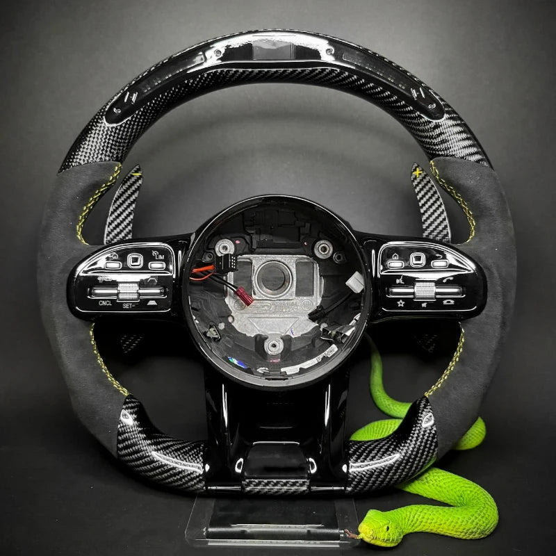 Carbon Fiber LED Steering Wheel – Custom Plug-and-Play