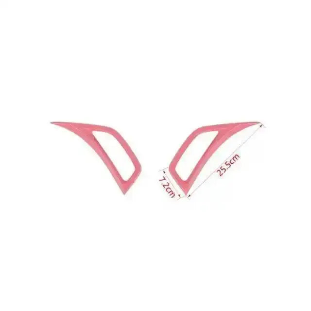 JIDIXIAN Car Fender Air Conditioning Vent Outlet Decoration Cover fit for Jeep Wrangler JL for Gladiator JT 2018 Up