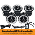 APP 64color Air vent Emitting Color LED Ambient Air Vent Lights For Mercedes A/CLA/GLA