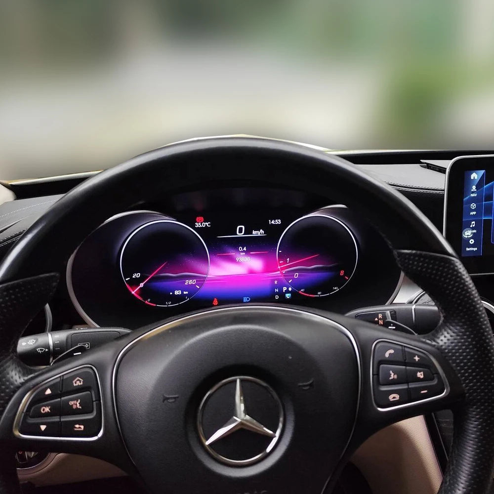 12.3" Digital Instrument Cluster for Mercedes-Benz GLC C-Class