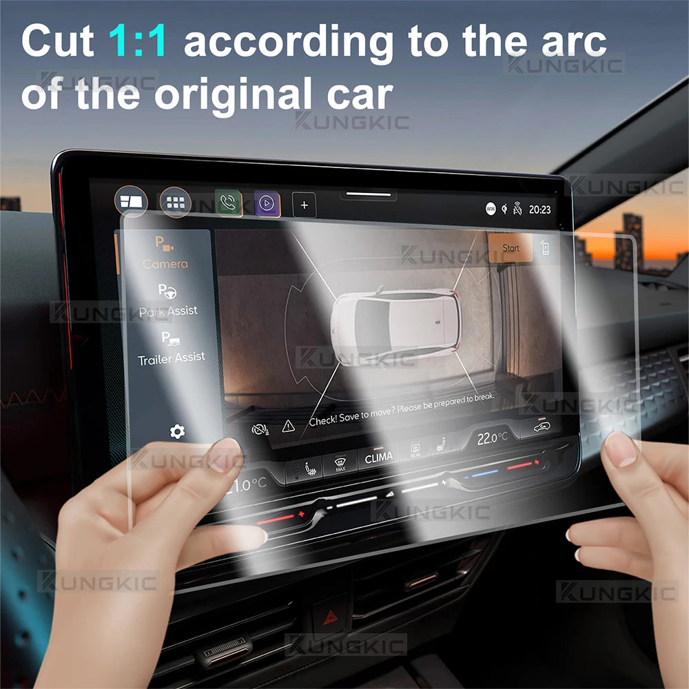 For Cupra Formentor/Cupra Leon MK4/Cupra Born/Seat Leon ST/Cupra Terramar 2025 2026 GPS Navigation Tempered Glass Screen Film