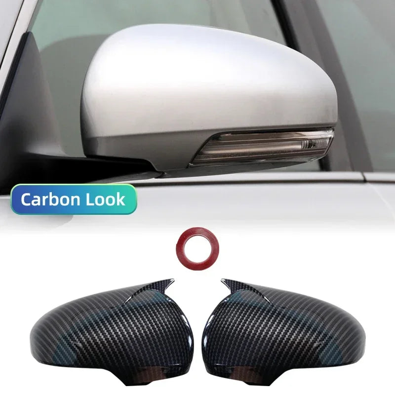 For Toyota Mark X Reiz 2010 2012 2013 2014 2015 2016 M style Rearview Mirror Cover Cap Real Carbon Fiber