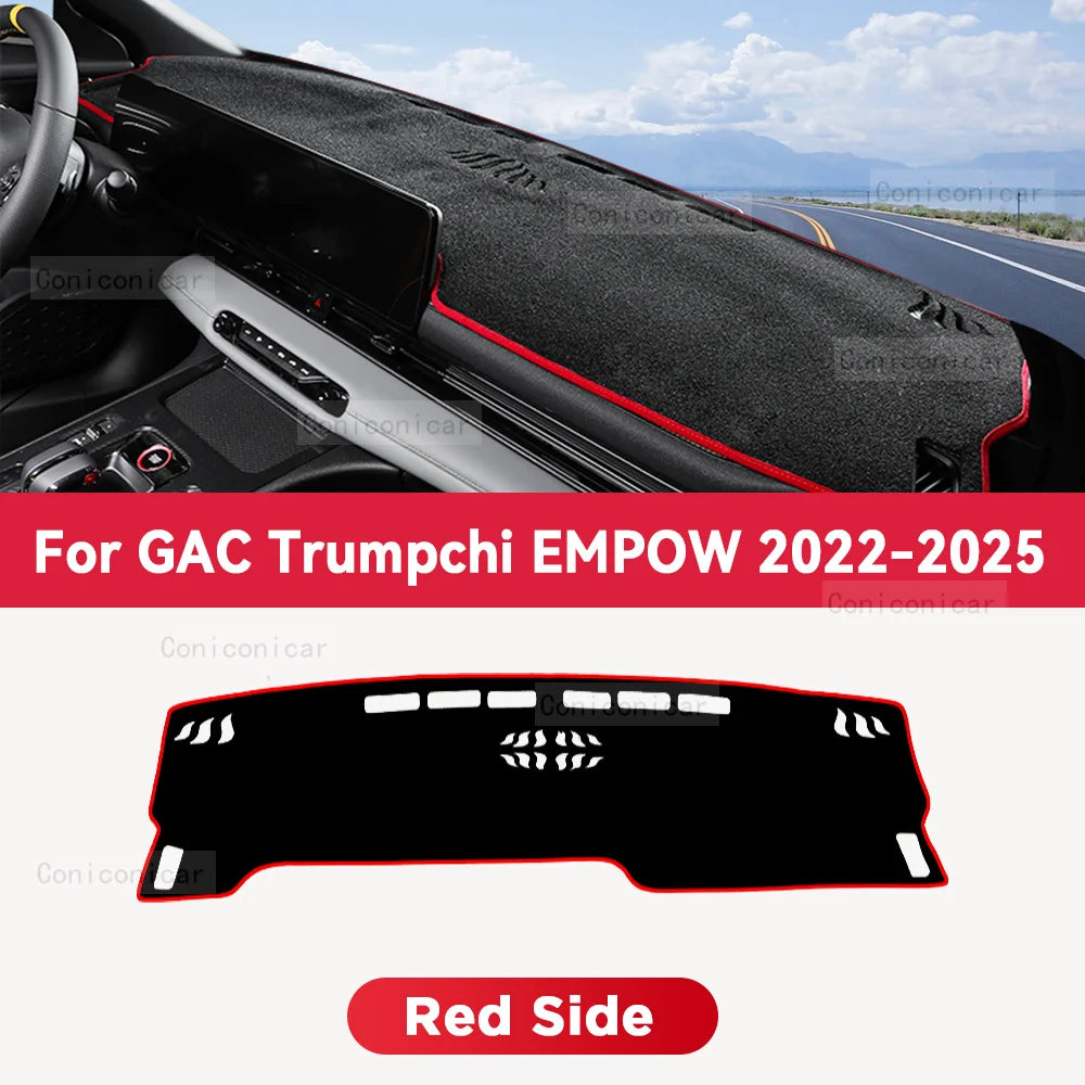 For GAC Trumpchi EMPOW 2025 Car Dashboard Cover Pad Sun Shade Avoid Light Mat Polyester Fiber Anti-UV Carpet Accessories