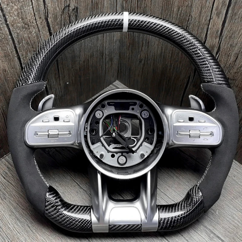 Carbon Fiber LED Steering Wheel – Custom Plug-and-Play