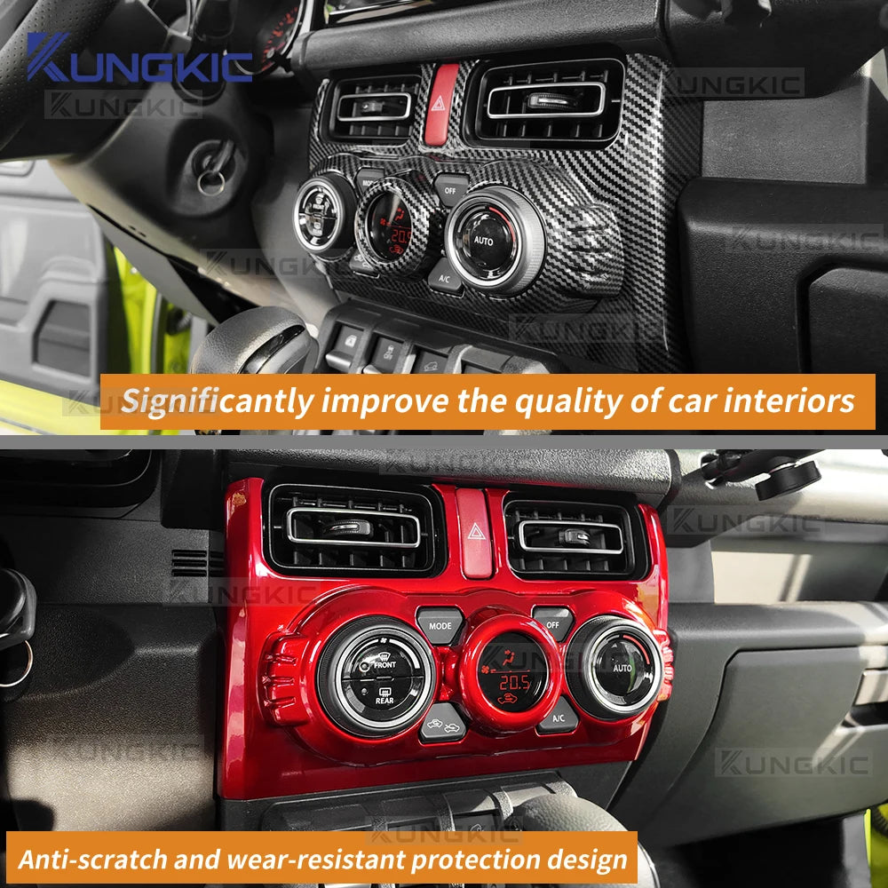 For Suzuki Jimny 2018 2019 2020 2021 2022 2023 2024 2025 Automatic Car Air Conditioning Vent Frame Interior Trim Accessories