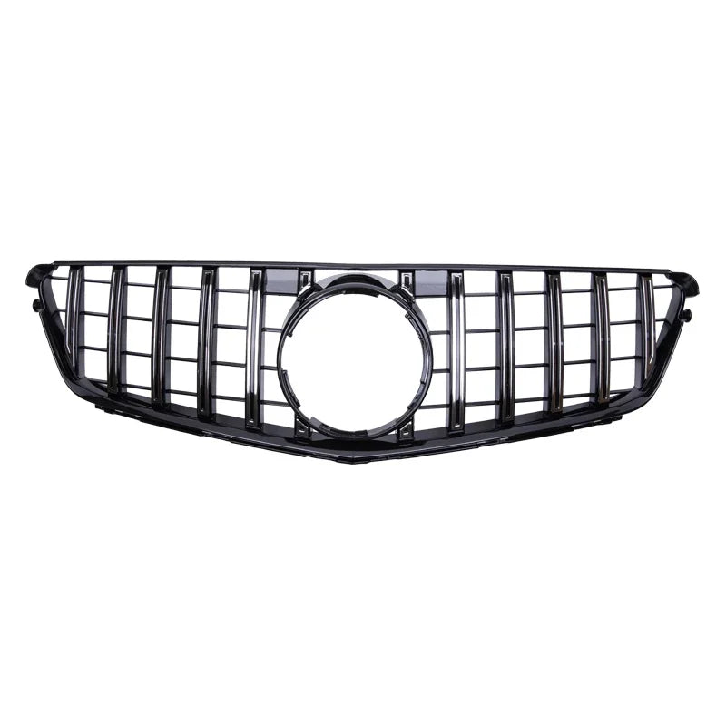 1 Piece Racing Grills Front Bumper Grille Hood Grill For Mercedes Benz C W204 07-14 Silver Style Bumper Grille Car Parts