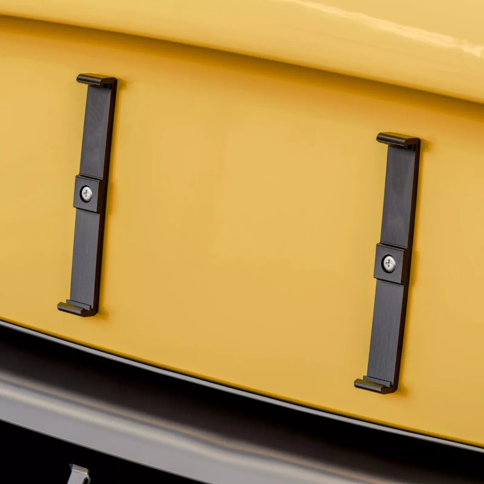 1 Pair Universal Licence Plate Clips Number Plate Holder With Screws ABS Plastic Frameless Push & Clip Frame Reg Car Accessories