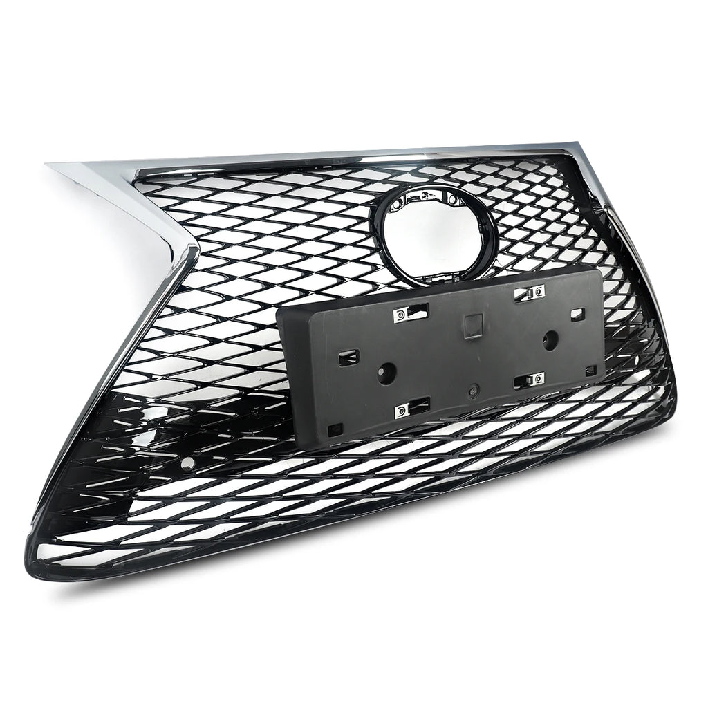 For Lexus NX200T NX300H 2015 2016 2017 F Sport Front Bumper Upper Centre Racing Grille Chrome & Black