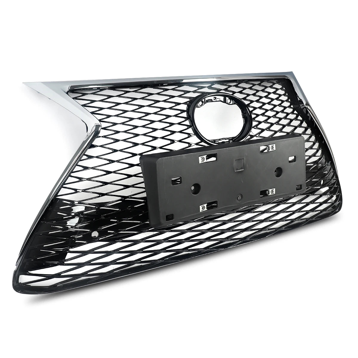 For Lexus NX200T NX300H 2015 2016 2017 F Sport Front Bumper Upper Centre Racing Grille Chrome & Black