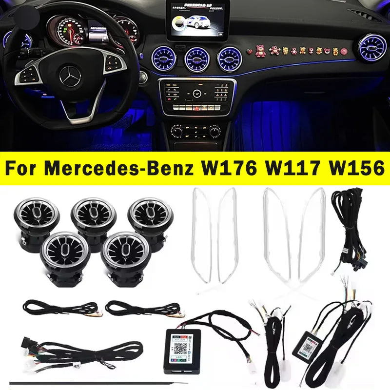 LED Ambient Air Vent Lights For Mercedes A/CLA/GLA