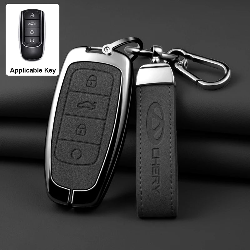 Car Remote Key Case Fob Cover Bag For Chery Tiggo 8 Pro Tiggo 8plus New 5 Plus 7pro Max Omoda 5 C5 Modod Protector Accessories