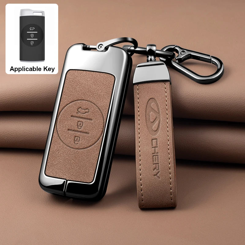 Car Remote Key Case Fob Cover Bag For Chery Tiggo 8 Pro Tiggo 8plus New 5 Plus 7pro Max Omoda 5 C5 Modod Protector Accessories