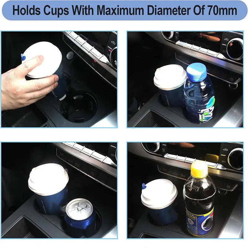 1/2PCS Car Beverage Holder Adhesive Cup Storage Rack Car Cup Bottle Holder Multifunction Drink Rack Auto Accessories Black NEW