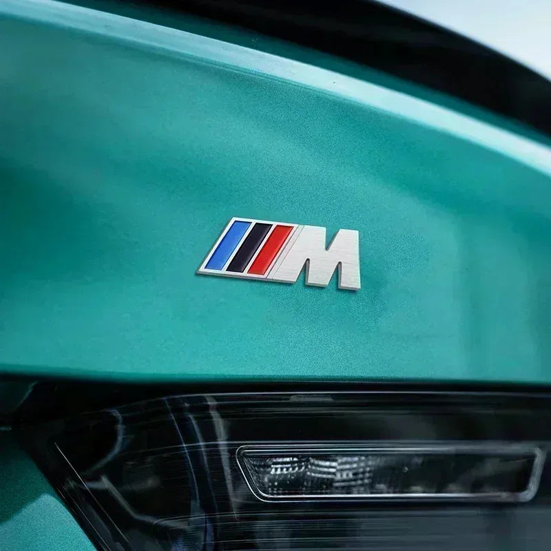 83mm 3D Aluminum Car Badge Sticker Automotive Goods For BMW M F10 F11 E63 E64 E68 F03 F04 F15 E71 E72 E70 E83 E84 E52 E89