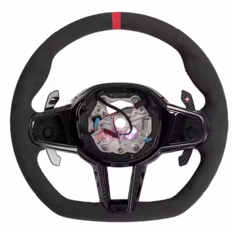 Sport Nappa Leather Steering Wheel For BMW 3 4 5 Series