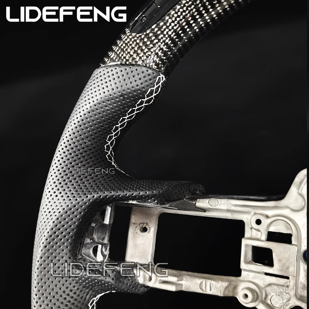 Carbon Fiber LED Steering Wheel For Mustang 2015–2022