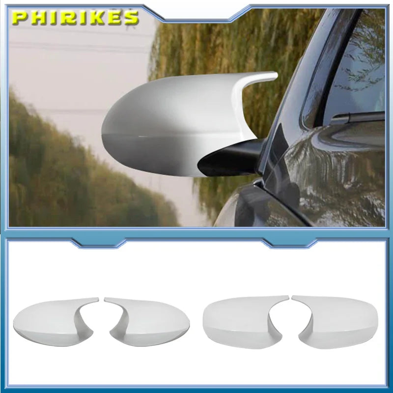 1 Pair Rearview Side wing mirror cover cap White M Look for BMW E90 E91 E92 E93 E81 E87 E82 E88 3 1 Series