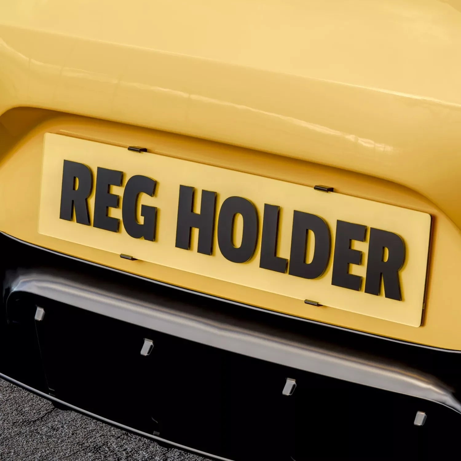 1 Pair Universal Licence Plate Clips Number Plate Holder With Screws ABS Plastic Frameless Push & Clip Frame Reg Car Accessories