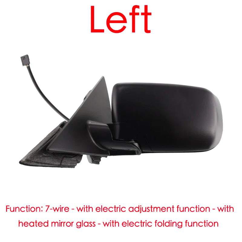 For BMW 323i 325i 328i 330i 1999-2005 7 wire with electric adjustment function heated mirror glass electric folding function