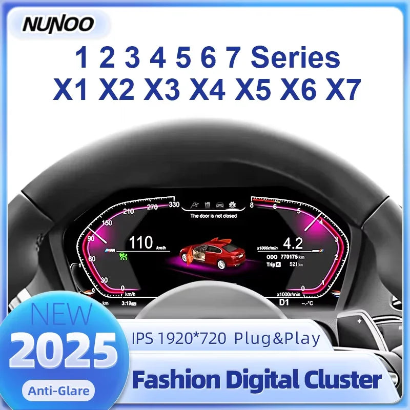 Linux Digital Instrument Cluster For BMW – HD LCD Dashboard