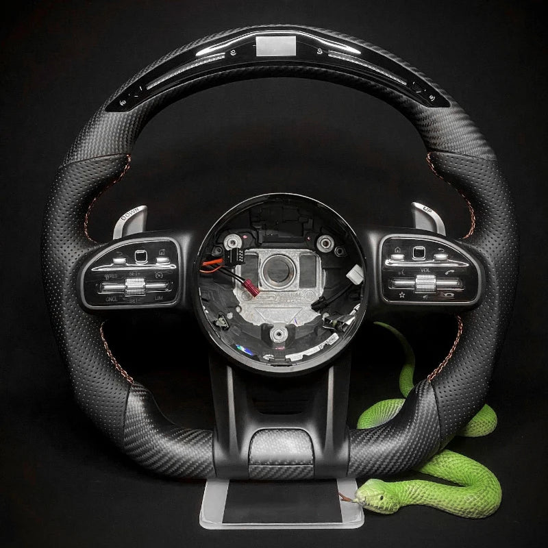 Carbon Fiber LED Steering Wheel – Custom Plug-and-Play