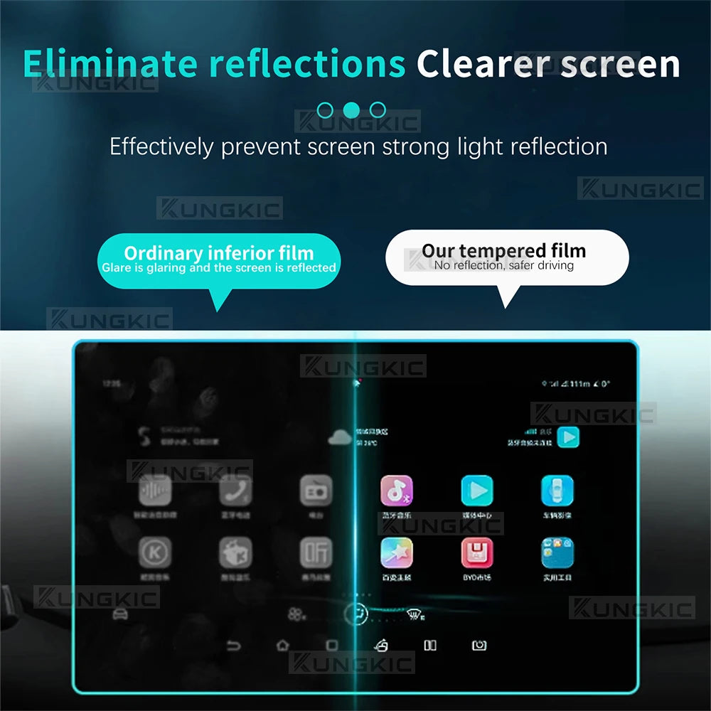 For Cupra Formentor/Cupra Leon MK4/Cupra Born/Seat Leon ST/Cupra Terramar 2025 2026 GPS Navigation Tempered Glass Screen Film